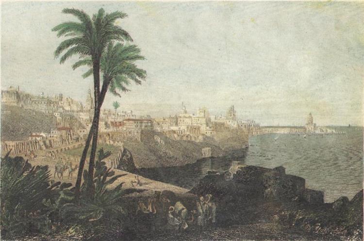 Henri Rousseau Algiers(General view) Engraving Norge oil painting art